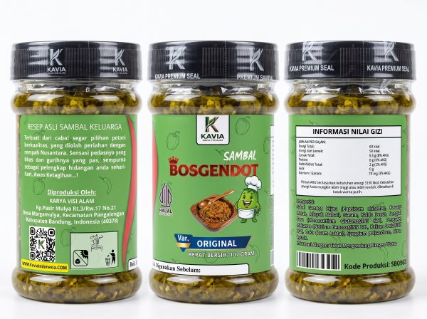 Sambal Bosgendot Variant Original 107 Gram